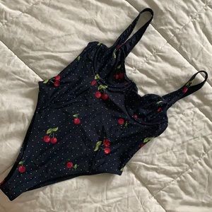 Cherry one piece swimsuit